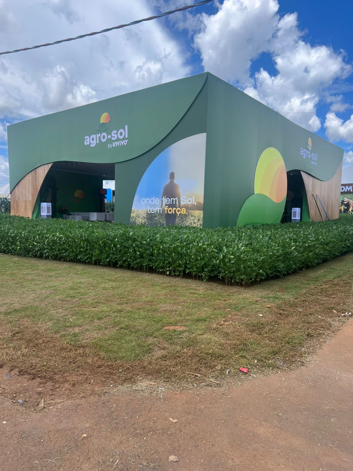Stand Agro-sol by Invivo montado pela Afix Eventos