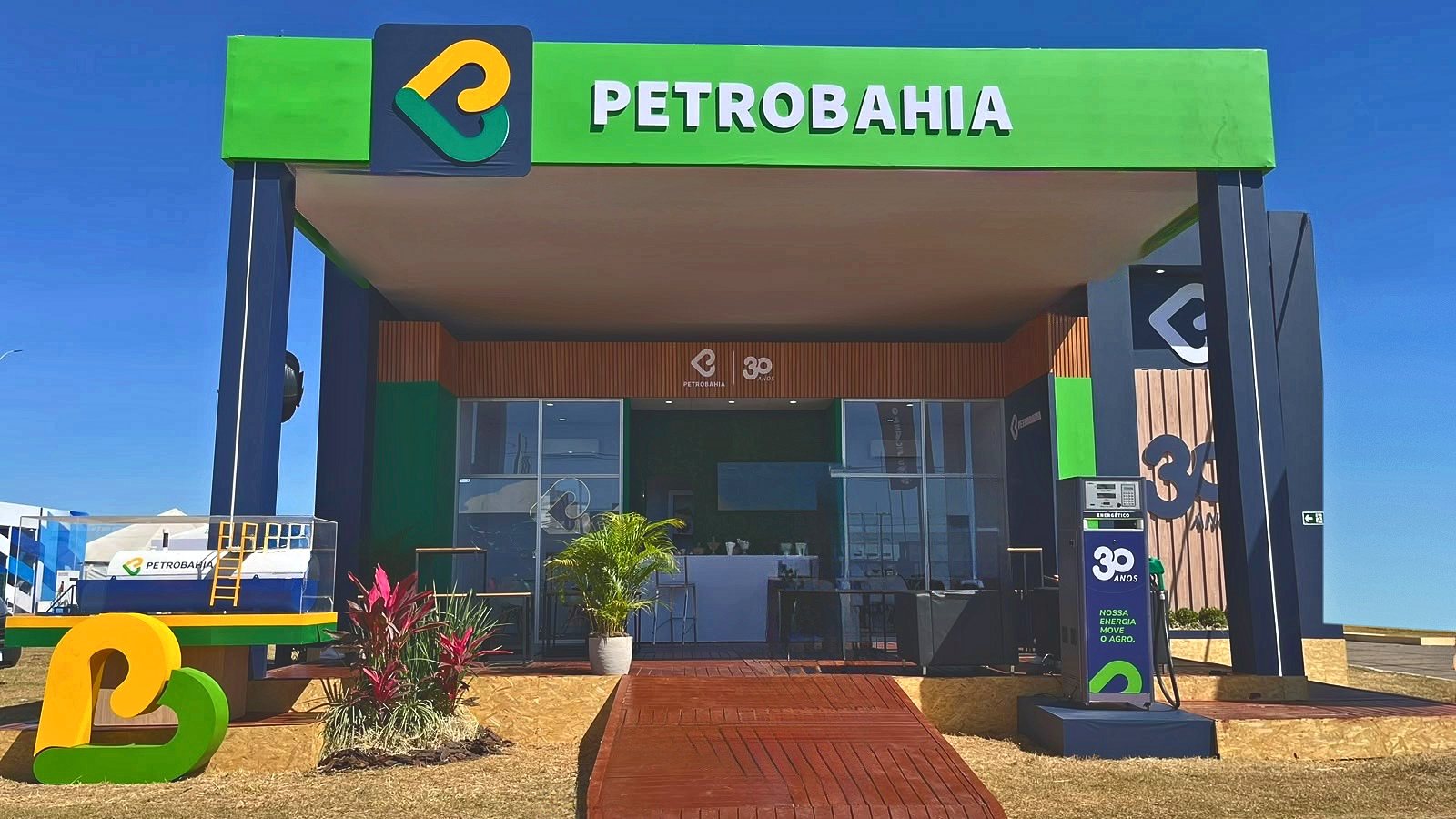 Stand da Petrobahia montado pela Afix Eventos na Bahia Farm Show